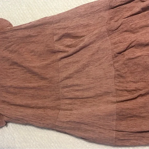 Altar'd State Womens Dress Ruffle Sleeve Dress Size Fall Dress Pockets Medium - Picture 6 of 8